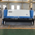 ஹைட்ராலிக் குய்ல்லோடைன் வெட்டு இயந்திரம் 3200 மிமீ x 8 மிமீ நியூமேடிக் பொருள் ஆதரவுடன்