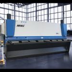ஹைட்ராலிக் குய்ல்லோடைன் வெட்டும் இயந்திரம் MS8 8x4000mm ஜெர்மானியுடன் ELGO P40T தொடுதிரை CNC